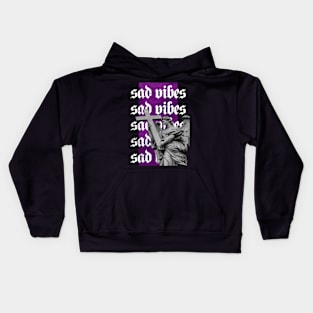 sad vibes Kids Hoodie